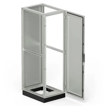 Slobodnostojeći razvodni orman IP55, 1900x620x800 mm, RAL 7035, sa postoljem visine 100 mm, RAL 9005