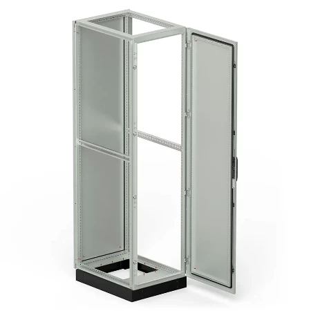 Slobodnostojeći razvodni orman IP55, 2200x620x800 mm, RAL 7035, sa postoljem visine 100 mm, RAL 9005