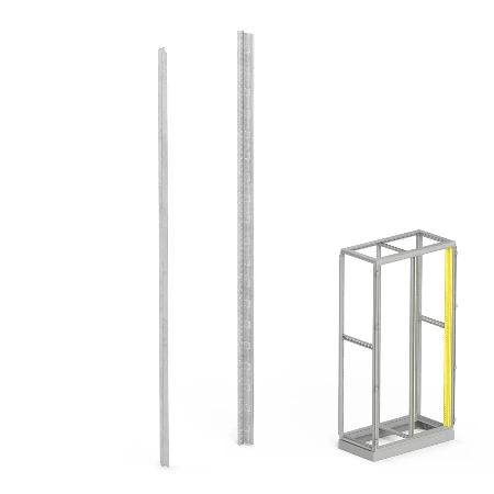 Nosači zaštitnih maski i lajsne za zaštitu od dodira za ormane visine 2200mm   (par 2 kom)