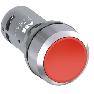 Taster crveni CP1-30R-01 sa NC kontaktom (srebrni)