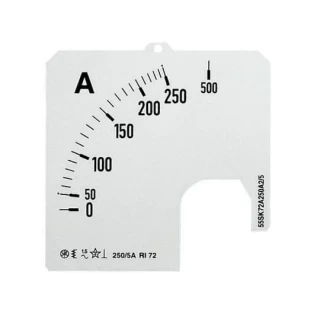 Skala SCL-A1-300/72, 300/5A za ampermetar 72mm (AMT1-A1/72)
