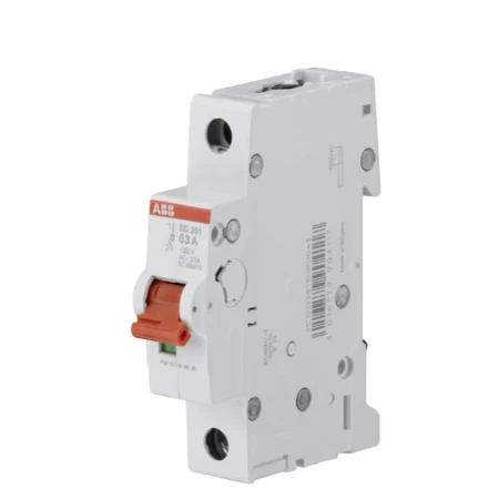 SD201/50, Jednopolni modularni rastavljač 50A, Ik=25kA pri Ue=230/400 V AC