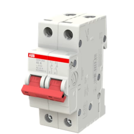 SHD202/40 Dvopolni modularni prekidač 40A, Ik=10kA u nizu sa NH00 ≤ 63A