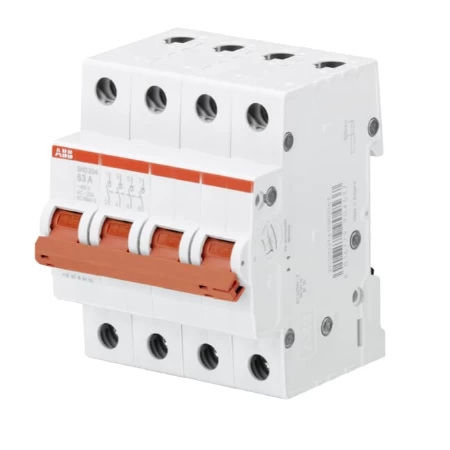 SHD204/63 Četvoropolni modularni prekidač 63A, Ik=10kA u nizu sa NH00 ≤ 63A