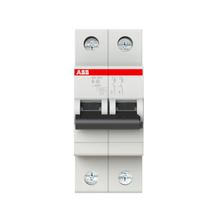 SH202-B40, Dvopolni automatski osigurač 40A, B karakteristika, 6kA, tip SH