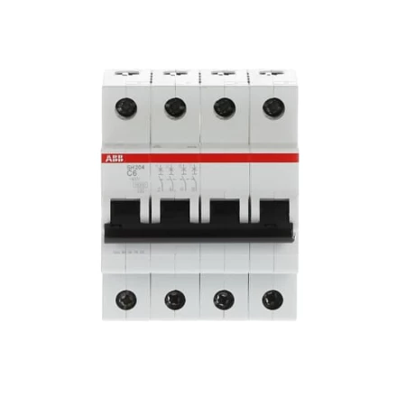 SH204-C6, Četvoropolni automatski osigurač 6A, C karakteristika, 6kA, tip SH