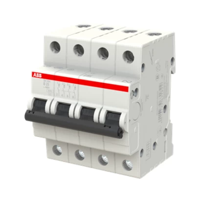 SH204-B25, Četvoropolni automatski osigurač 25A, B karakteristika, 6kA, tip SH