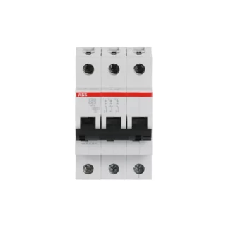 S203-C63, Tropolni automatski osigurač 63A, C karakteristika, Icn=6kA, Icu=10kA