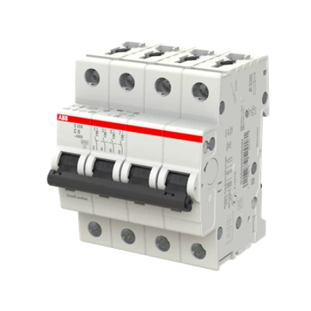 S204-C8, Četvoropolni automatski osigurač 8A, C karakteristika, Icn=6kA, Icu=10kA