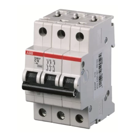 S203P-C13, Tropolni automatski osigurač 13A, C karakteristika, Icn=25kA, Icu=25kA