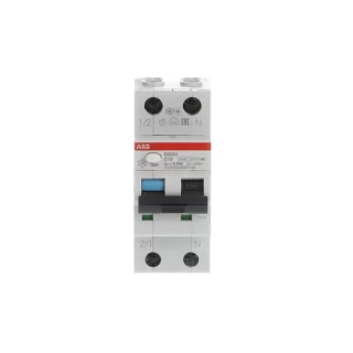 DS201 C10 AC30, Diferencijalna automatska zaštitna (FID) sklopka, C-karakteristika, 10A, 30mA, 2 modula, Icn=6kA, Icu=10kA, tip AC