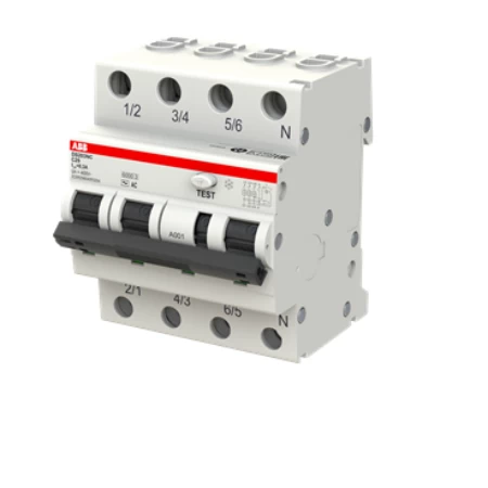 DS203NC C25 AC300, Diferencijalna automatska zaštitna (FID) sklopka, C-karakteristika, 25A, 300mA, 3P+N, 4 modula, Icn=6kA, Icu=10kA, tip AC