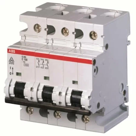 S293-C100, Tropolni automatski osigurač 100A, C karakteristika, 10kA, 4,5 modula