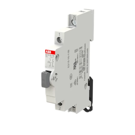 E215-16-11B, Modularni taster sivi, 9 mm (0.5 modula), 115-250 V AC, 1NO+1NC