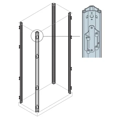 N.4 UPRIGHTS H=1800MM