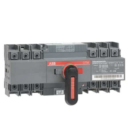 Prekidač sa motornim pogonom tropolni (I-0-II), tip OTM40F3CMA230V, In=40A, Uc=230VAC