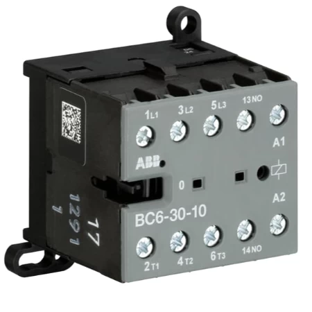 Mini kontaktor BC6-30-10-01, 3P, 1NO pomoćni kontakt, 24VDC
