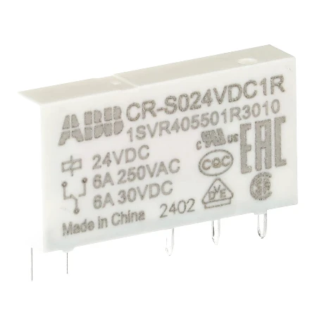 CR-S024VDC1R Utični interfejs relej sa 1 kontaktom, standardni kontakti, Uc=24 VDC