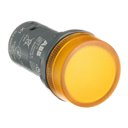 CL2-502Y LED svetiljka, komplet, 24VAC/DC, žuta