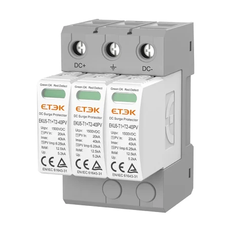 DC SPD T1+T2 1500V 40kA 3P