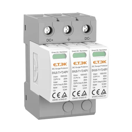 DC SPD T1+T2 1500V 40kA 3P