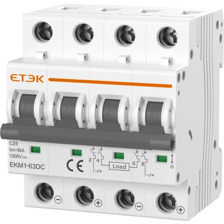 Automatski osigurač - DC MCB 1000V 4P 20A 10kA