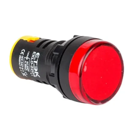LED test lampica 22mm  crvena 220VAC