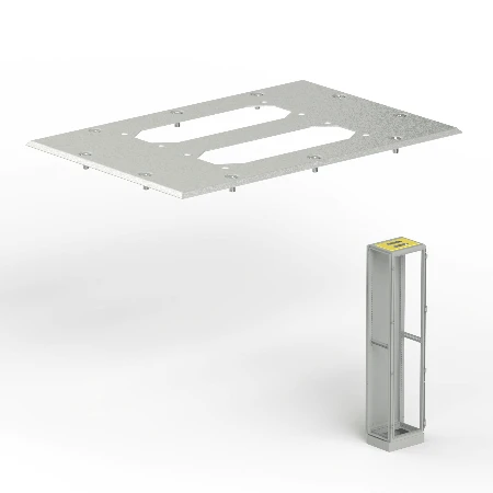 Poklopac krova ormana KM 1.5 dubine 400mm sa otvorom za standardne uvodnice LMC,MC,MB (2 uvodnice)
