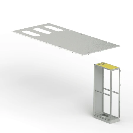 Poklopac krova ormana KM 1.5 dubine 1000mm sa otvorom za standardne uvodnice LMC,MC,MB (3 uvodnice)
