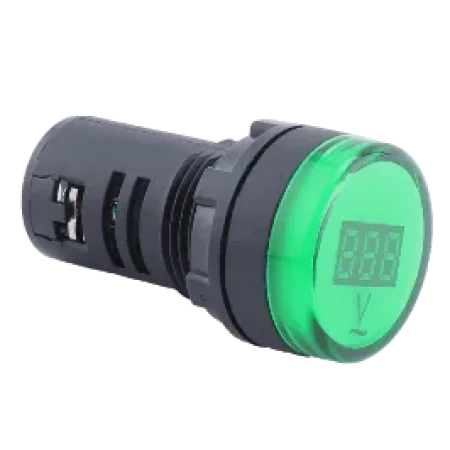 LED voltmetar fi22 mm 80-500 V AC zeleni